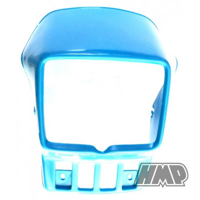 Frontal porta farol / carenagem YAMAHA DT 50 LC / LCD / FUNDADOR CASAL XT K615 / azul claro - HP